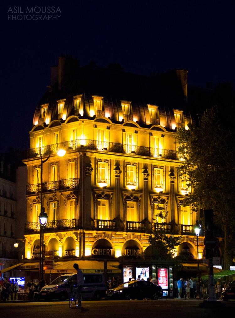 Paris at night.